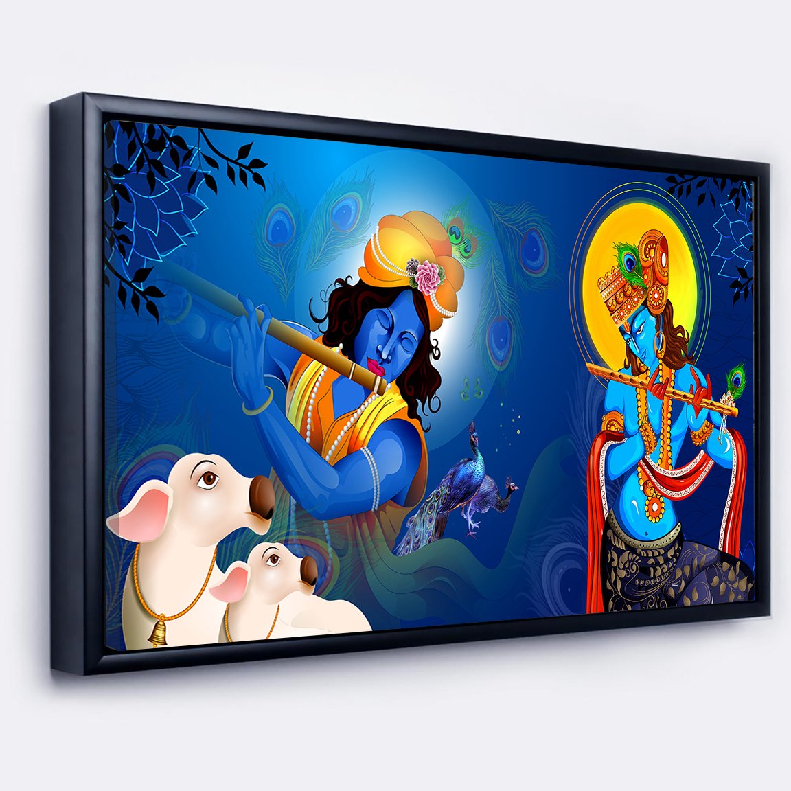 Krishna Ji Premium Canvas Wall Painting decorative masterpiece for home decor